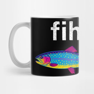 Funky Trout Fih Fish Meme Fishing Humor Mug